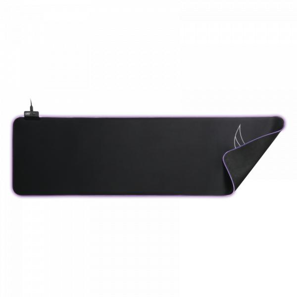 L33T Gaming 160406 Asar Bardagi XXL RGB Gaming mousepad, Fast surface. 920 x 294 x 3 mm, Black - Afbeelding 2