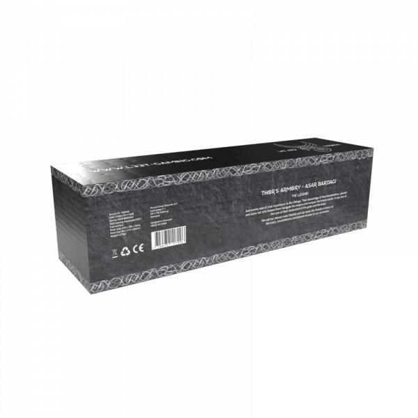 L33T Gaming 160406 Asar Bardagi XXL RGB Gaming mousepad, Fast surface. 920 x 294 x 3 mm, Black - Afbeelding 5