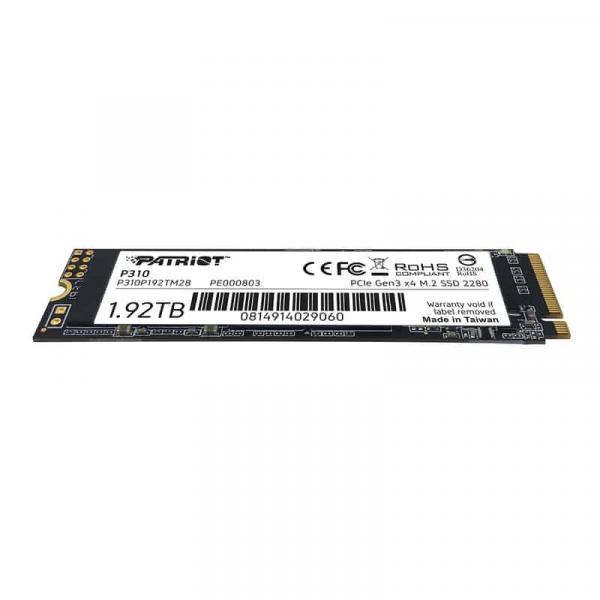 Patriot P310P480GM28P310 P310 SSD, 480 GB, M.2 2280, RETAIL, 1700/1500 MB/s, 280/250K IOPS - Afbeelding 3