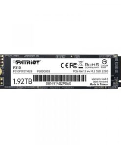 Patriot P310P960GM28P310 P310 SSD, 960 GB M.2 2280, RETAIL, 2100/ 1800 MB/s, 280K/ 250K IOPS