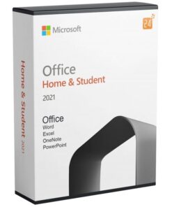 Microsoft 79G-05388 Office Home and Student 2021 UK Suite, Win/MAC, Word/ Excel/ Powerpoint