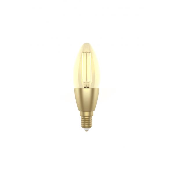 WOOX R5141 Smart Candle C37 Filament LED Bulb, Wi-FI, E14, 4.9W, 470 lm, Warm White 2700K - Afbeelding 3