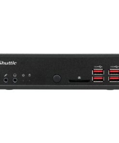 Shuttle XPC slim Barebone DH32U, Intel Pentium Gold 7505, 4x HDMI 2.0b 2x LAN, 2x COM, incl. VESA, 24/7 permanent gebruik - Afbeelding 8