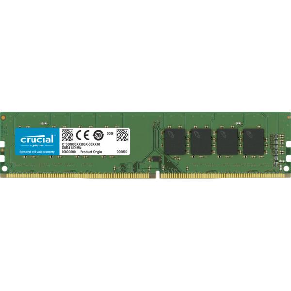 Crucial CT16G4DFRA32A U-DIMM, 16 GB (1x 16 GB) DDR4, 3200 MHz, CL22-22-22, 1.2V