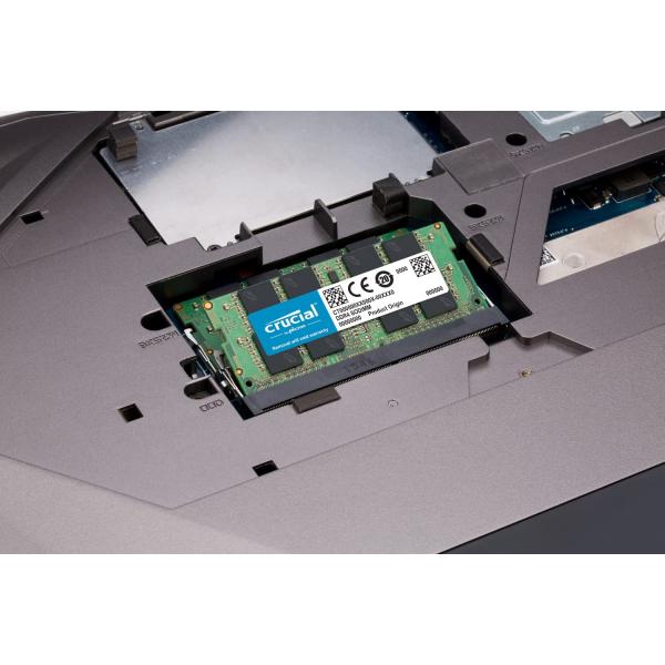 Crucial CT16G4SFRA32A SO-DIMM, 16 GB, DDR4, 3200 Mhz, CL22, 260-pin - unbuffered - Afbeelding 4