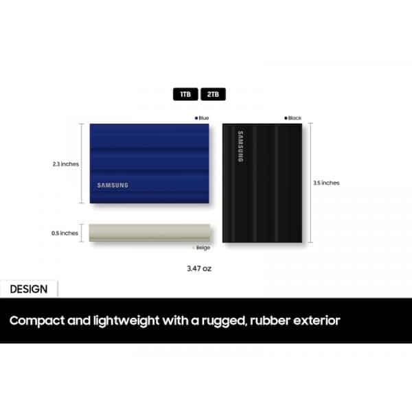 Samsung MU-PE1T0R 1 TB USB Type-C 3.2 Gen 2 (3.1 Gen 2) Blauw - Afbeelding 4