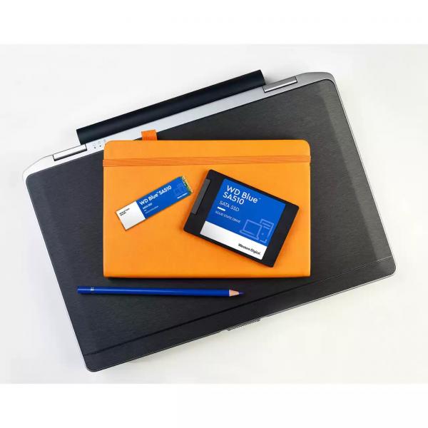 Western Digital WDS500G3B0A BLUE SSD, 500GB, 2.5", SATA3, 3D, 560/ 510 MB/s, 95000 / 84000 IOPS - Afbeelding 4