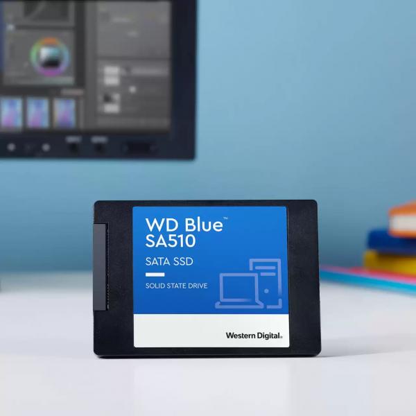 Western Digital WDS500G3B0A BLUE SSD, 500GB, 2.5", SATA3, 3D, 560/ 510 MB/s, 95000 / 84000 IOPS - Afbeelding 5