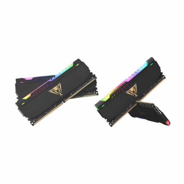 Patriot PVSR416G320C6K Viper Steel RGB Dual-Kit, DIMM, 16GB, DDR4, 3200 MHz, BLACK, HS - Afbeelding 3