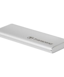 Transcend TS500GESD260C ESD260C Portable SSD, 500 GB, USB Type-C (3.2 Gen 2) 520 MB/s, Silver