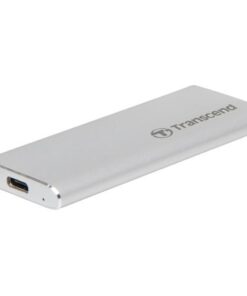 Transcend TS500GESD260C ESD260C Portable SSD, 500 GB, USB Type-C (3.2 Gen 2) 520 MB/s, Silver - Afbeelding 2