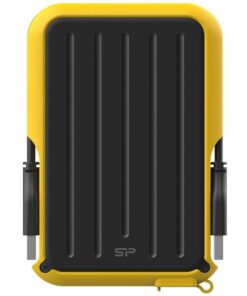 Silicon Power SP010TBPHD66SS3Y Armor A66 portable HDD, 1 TB, USB3.2 gen 1, Yellow, Certificate - Afbeelding 2