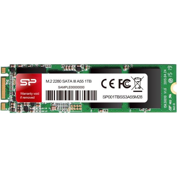 Silicon Power SP128GBSS3A55M28 Ace A55 SSD, 128GB, M.2 2280, SATA3, 3D NAND SLC, 560/530 MB/s - Afbeelding 2