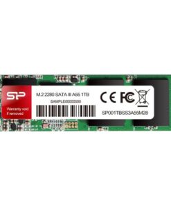 Silicon Power SP001TBSS3A55M28 Ace A55 SSD, 1 TB, M.2 2280, SATA3, 3D NAND SLC, 560/530 MB/s