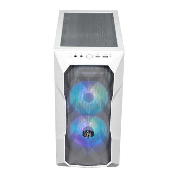 Cooler Master TD300-WGNN-S00 TD300 Mesh White, mATX, Midi-Tower, ARGB hub, 3D Mesh, removable top - Afbeelding 2