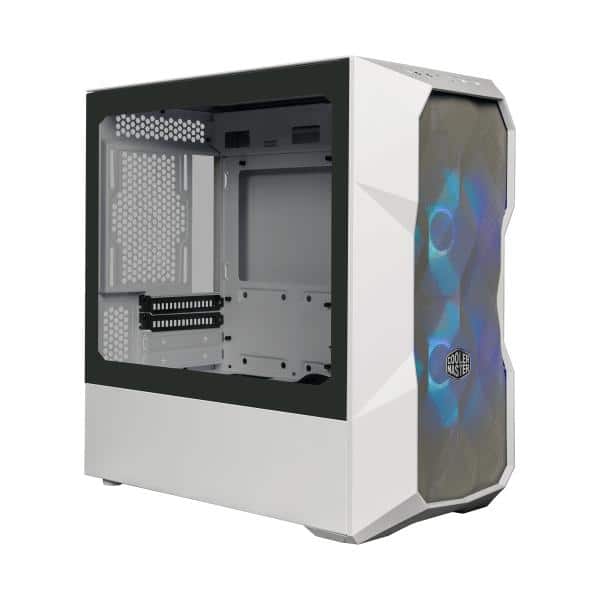 Cooler Master TD300-WGNN-S00 TD300 Mesh White, mATX, Midi-Tower, ARGB hub, 3D Mesh, removable top - Afbeelding 3