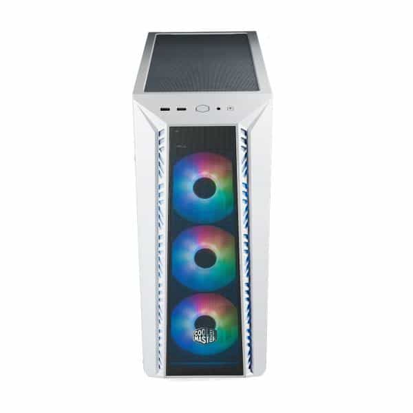 Cooler Master MB520-WGNN-S01 MasterBox 520 white, ATX, Midi-Tower, Edge-to-Edge transparent window - Afbeelding 5