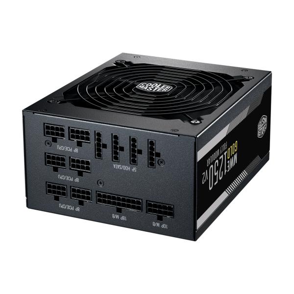 Cooler Master MPE-C501-AFCAG-EU MWE Gold V2, ATX 1250W, RTX Ready, Modular, 140mm, Black - Afbeelding 4