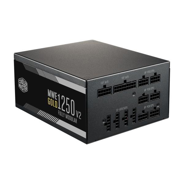 Cooler Master MPE-C501-AFCAG-EU MWE Gold V2, ATX 1250W, RTX Ready, Modular, 140mm, Black - Afbeelding 5