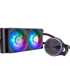 Cooler Master MLY-D24M-A23PZ-R1 PL240 Flux, 240mm radiator, 120mm x2, 0-2300 RPM ± 10%, RGB LED