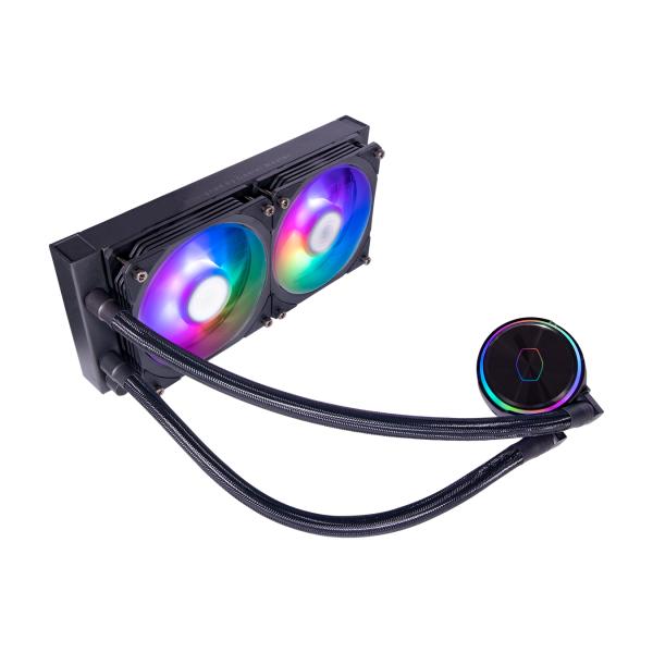 Cooler Master MLY-D24M-A23PZ-R1 PL240 Flux, 240mm radiator, 120mm x2, 0-2300 RPM ± 10%, RGB LED - Afbeelding 3