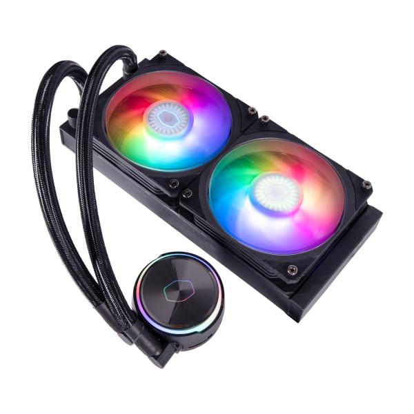 Cooler Master MLY-D24M-A23PZ-R1 PL240 Flux, 240mm radiator, 120mm x2, 0-2300 RPM ± 10%, RGB LED - Afbeelding 4