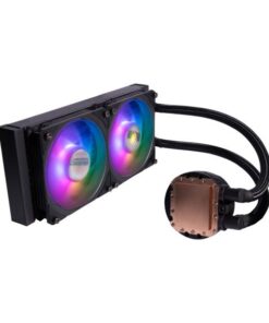 Cooler Master MLY-D24M-A23PZ-R1 PL240 Flux, 240mm radiator, 120mm x2, 0-2300 RPM ± 10%, RGB LED - Afbeelding 5