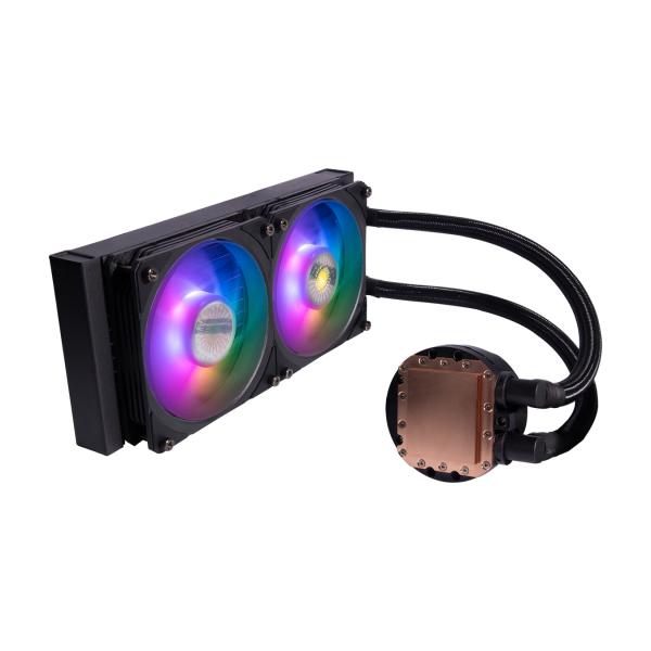 Cooler Master MLY-D24M-A23PZ-R1 PL240 Flux, 240mm radiator, 120mm x2, 0-2300 RPM ± 10%, RGB LED - Afbeelding 5