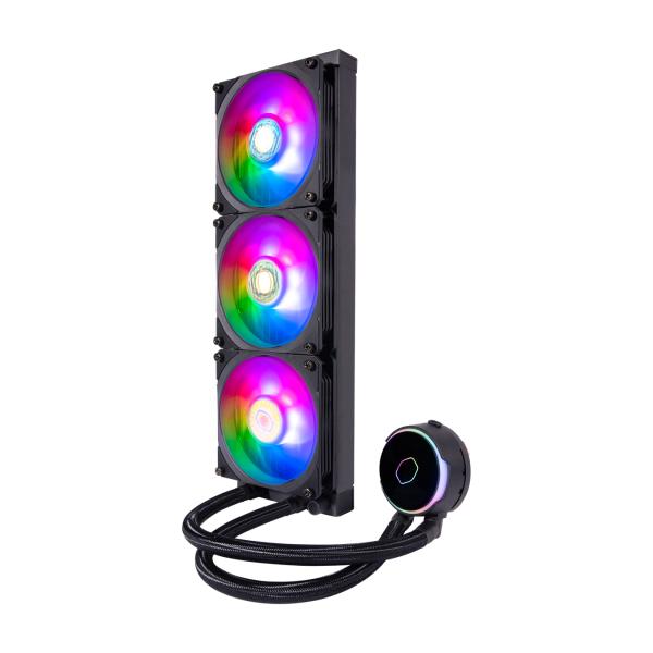 Cooler Master MLY-D36M-A23PZ-R1 PL360 Flux, 360mm radiator, 3x 120mm, 0-2300 RPM ± 10%, ARGB, Black - Afbeelding 2