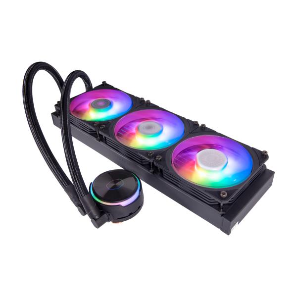 Cooler Master MLY-D36M-A23PZ-R1 PL360 Flux, 360mm radiator, 3x 120mm, 0-2300 RPM ± 10%, ARGB, Black - Afbeelding 4