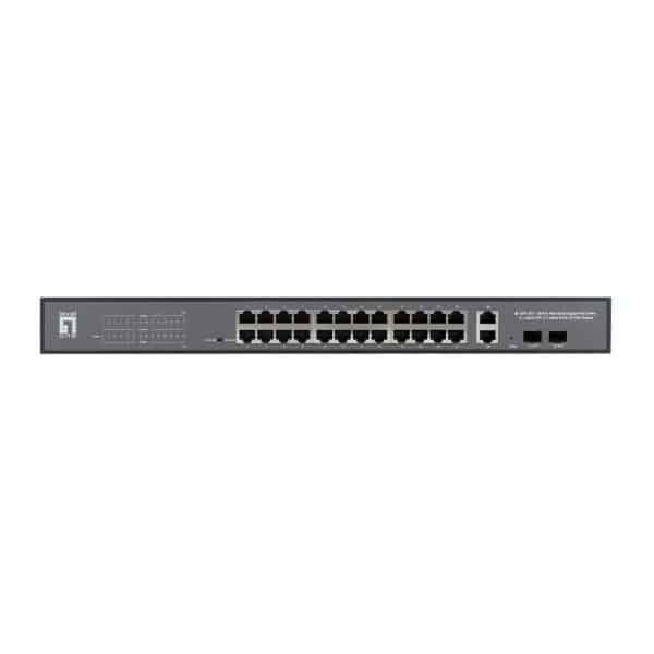 LevelOne GEP-2841 netwerk-switch Managed L2 Gigabit Ethernet (10/100/1000) Power over Ethernet (PoE) 1U Zwart - Afbeelding 3