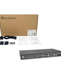 LevelOne GEP-2841 netwerk-switch Managed L2 Gigabit Ethernet (10/100/1000) Power over Ethernet (PoE) 1U Zwart - Afbeelding 5