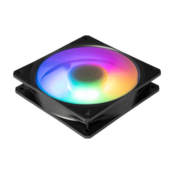 Cooler Master MFZ-M2DN-24NP2-R1 Mobius 120P ARGB, 120 MM, 2400 RPM, 30 dB, 75.2 CFM, Black - Afbeelding 5