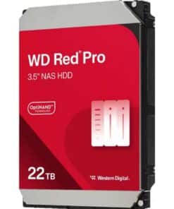 Western Digital WD221KFGX RED Pro HDD, 22TB, 3.5", 7200 RPM, Serial ATA III, 512MB, HDD, CMR
