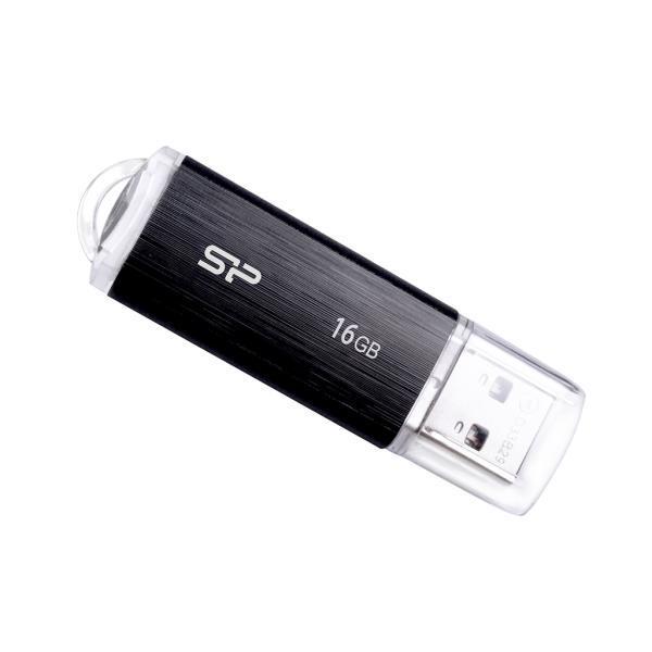 Silicon Power SP016GBUF2U02V1K Ultima U02, 16 GB, USB Type-A, 2.0, Cap, 8 g, Black - Afbeelding 3