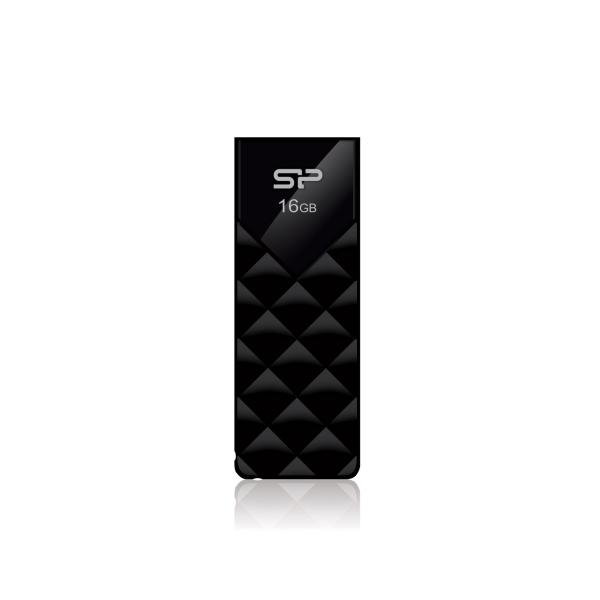 Silicon Power SP032GBUF2U03V1K Ultima U03, 32 GB, USB Type-A, 2.0, Slide, 13 g, Black
