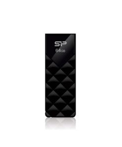 Silicon Power 64GB Ultima U03, 64 GB, USB Type-A, 2.0, Slide, 13 g, Black