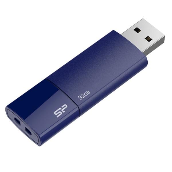 Silicon Power SP032GBUF2U05V1D Ultima U05, 32 GB, USB Type-A, 2.0, Slide, 9.2 g, Blue - Afbeelding 2