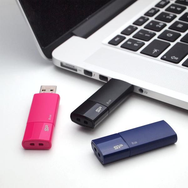 Silicon Power SP008GBUF2U05V1H Ultima U05, 8 GB, USB Type-A, 2.0, Cap, 9.2 g, Pink - Afbeelding 3