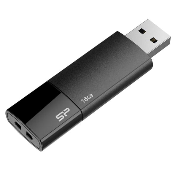 Silicon Power SP016GBUF2U05V1K Ultima U05, 16 GB, USB Type-A, 2.0, Slide, 9.2 g, Black - Afbeelding 4