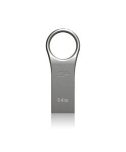 Silicon Power SP008GBUF2F80V1S Firma F80,USB2.0, 8 GB, USB Type-A, 2.0, Capless, 5.9 g, Grey, Silver