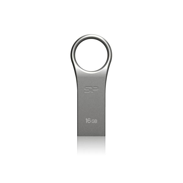 Silicon Power SP016GBUF2F80V1S Firma F80, 16 GB, USB Type-A, 2.0, Capless, 5.9 g, Titanium