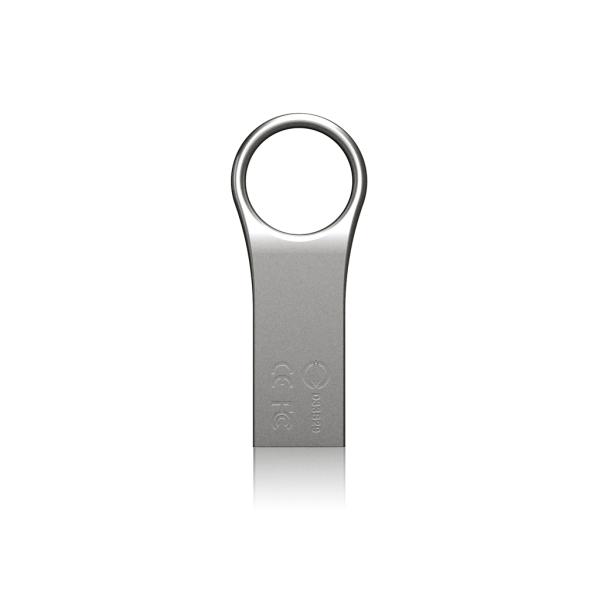 Silicon Power SP016GBUF2F80V1S Firma F80, 16 GB, USB Type-A, 2.0, Capless, 5.9 g, Titanium - Afbeelding 4