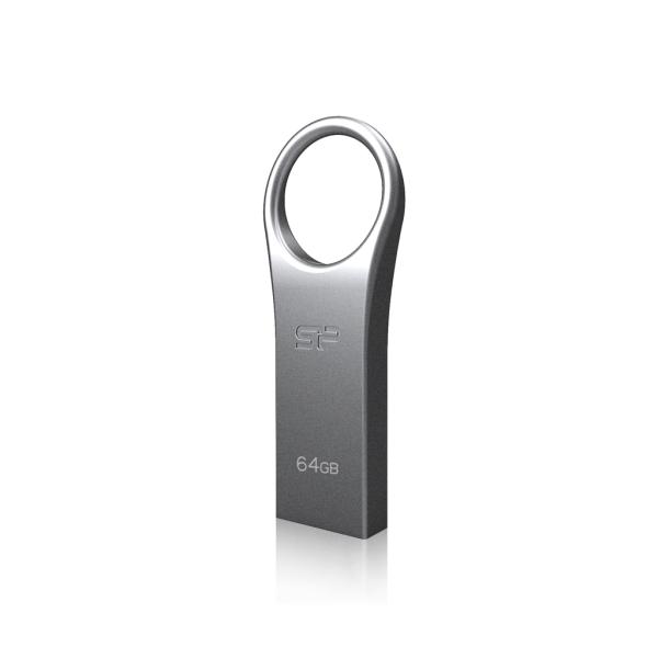Silicon Power SP064GBUF2F80V1S Firma F80, USB2.0, 64 GB, USB Type-A, 2.0, Capless, 5.9 g, Silver - Afbeelding 2