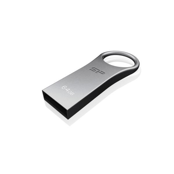 Silicon Power SP064GBUF2F80V1S Firma F80, USB2.0, 64 GB, USB Type-A, 2.0, Capless, 5.9 g, Silver - Afbeelding 3