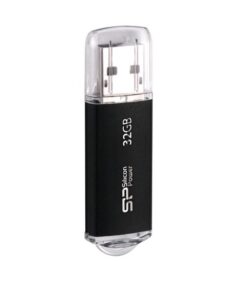 Silicon Power SP032GBUF2M01V1K Ultima â¡, 32 GB, USB Type-A, 2.0, Cap, 10 g, Black