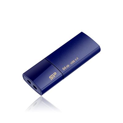 Silicon Power SP064GBUF3B05V1D Blaze B05 64GB, USB Type-A, 3.2 Gen 1, Slide, 9.2 g, Blue, Navy - Afbeelding 4