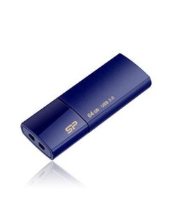 Silicon Power SP128GBUF3B05V1D Blaze B05, 128 GB, USB Type-A, 3.2 Gen 1, Slide, 9.2 g, Blue
