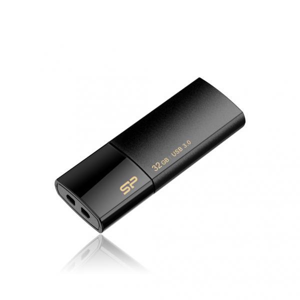 Silicon Power SP032GBUF3B05V1K Blaze B05, 32 GB, USB Type-A, 3.2 Gen 1, Slide, 9.2 g, Black - Afbeelding 3