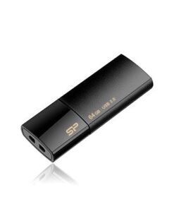 Silicon Power SP128GBUF3B05V1K Blaze B05, 128 GB, USB Type-A, 3.2 Gen 1, Slide, 9.2 g, Black